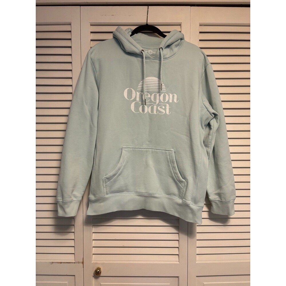 Oregon Coast Clothing Co Hoodie PNW USA Oregon Coast Organic Cotton Size L